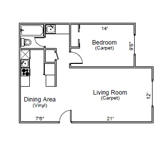 1BR/1BA - 2405 Monterey Dr