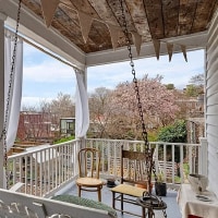 Back Porch with swing - 2515 E Grace St
