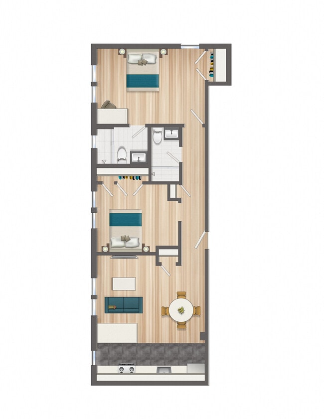Floorplan - Serenade Apartments