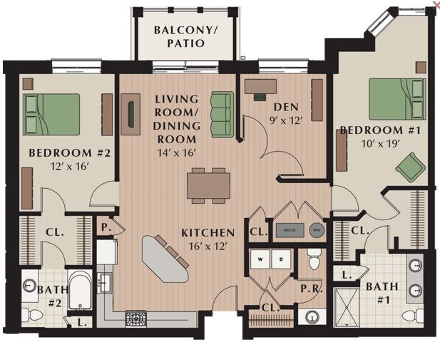 Floorplan - Meridian at Eagleview