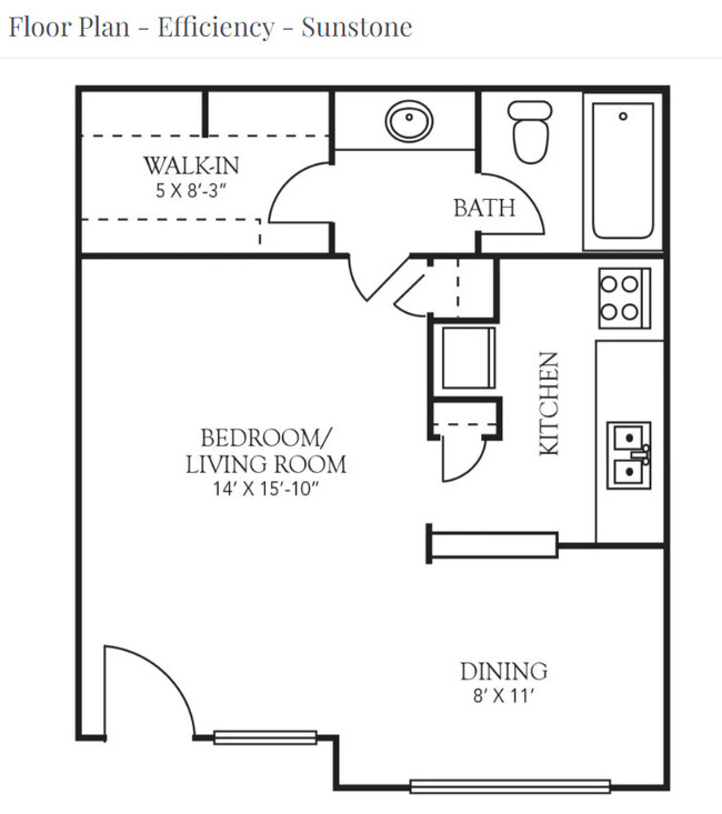 Floorplan - Hillcrest Apartments