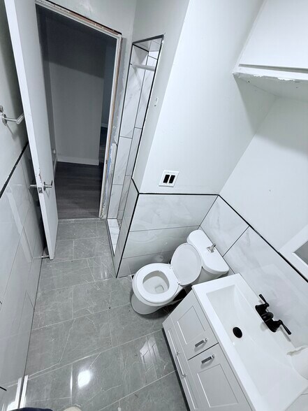 Basement bathroom shower - 1281 Worley Dr