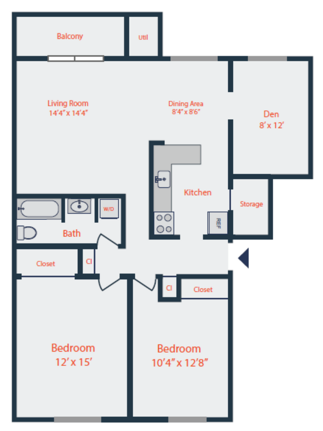 Floorplan - Lansdowne Station Apartments