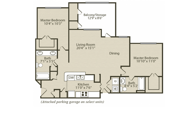 Floorplan - Retreat at River Park