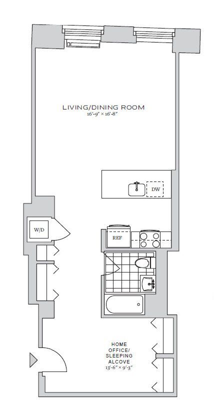 Floorplan - 70 Pine Apartments