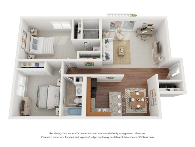 Floorplan - Buffalo Creek Apartments