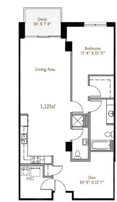 1BR/2BA - The Westerly