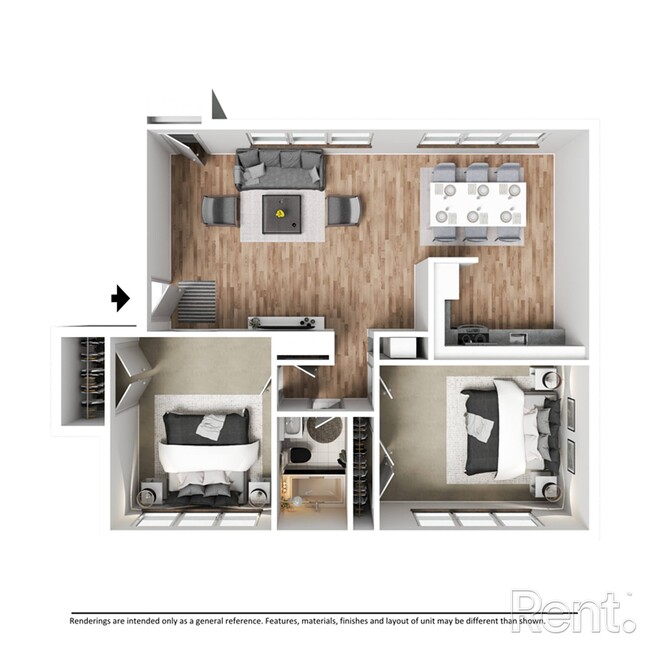 Floorplan - Terrace View Apartments