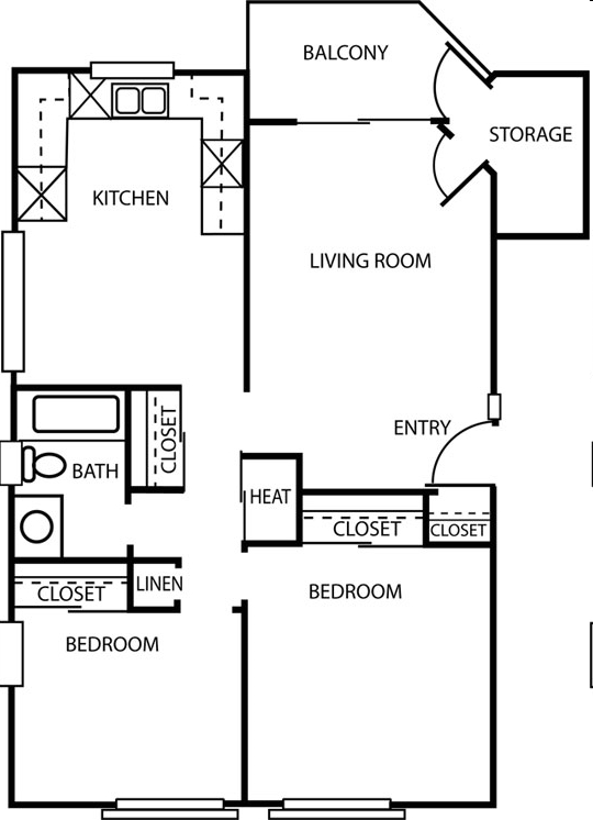 2BR/1BA - Mountain Ridge Manor