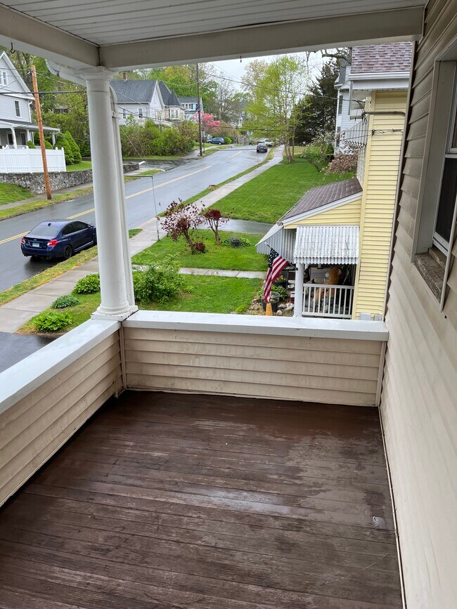 front porch - 63 Oak Ave