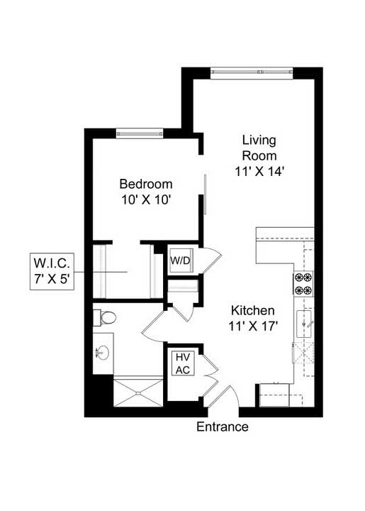 Floorplan - 851 West