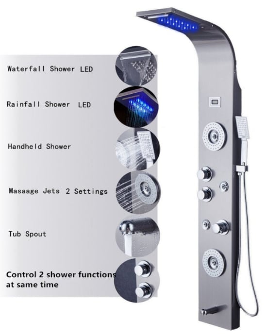 Shower Tower info - 277 Bluff St