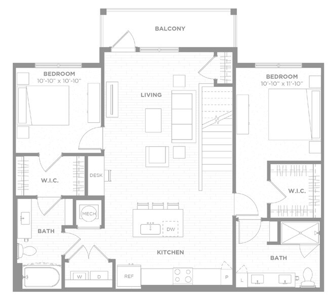 Floorplan - Populus Westside Apartments