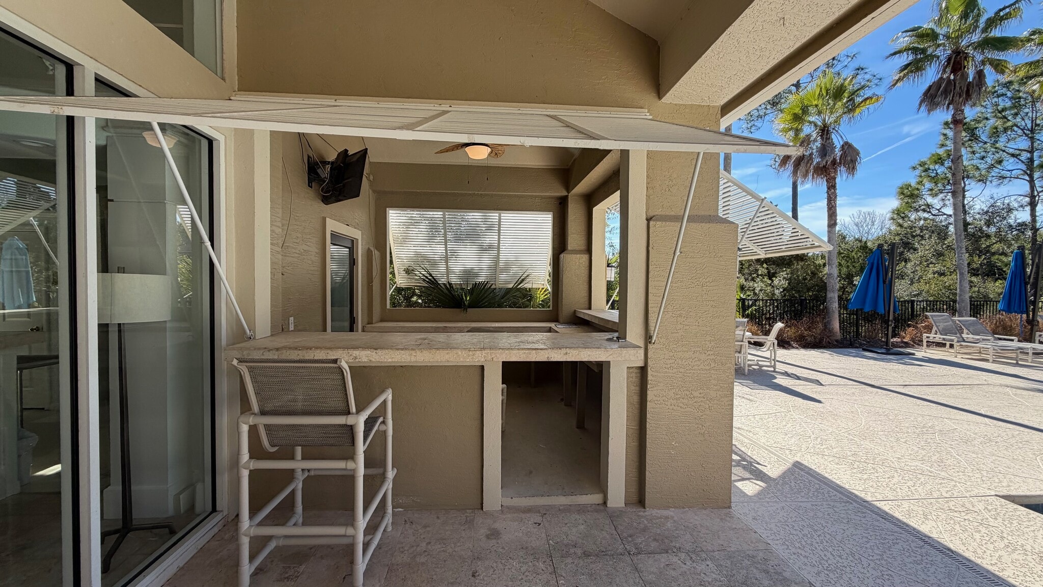 Poolside - 1701 The Greens Way