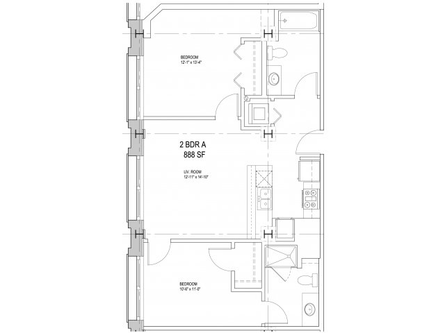 2 Bedroom - King Edward