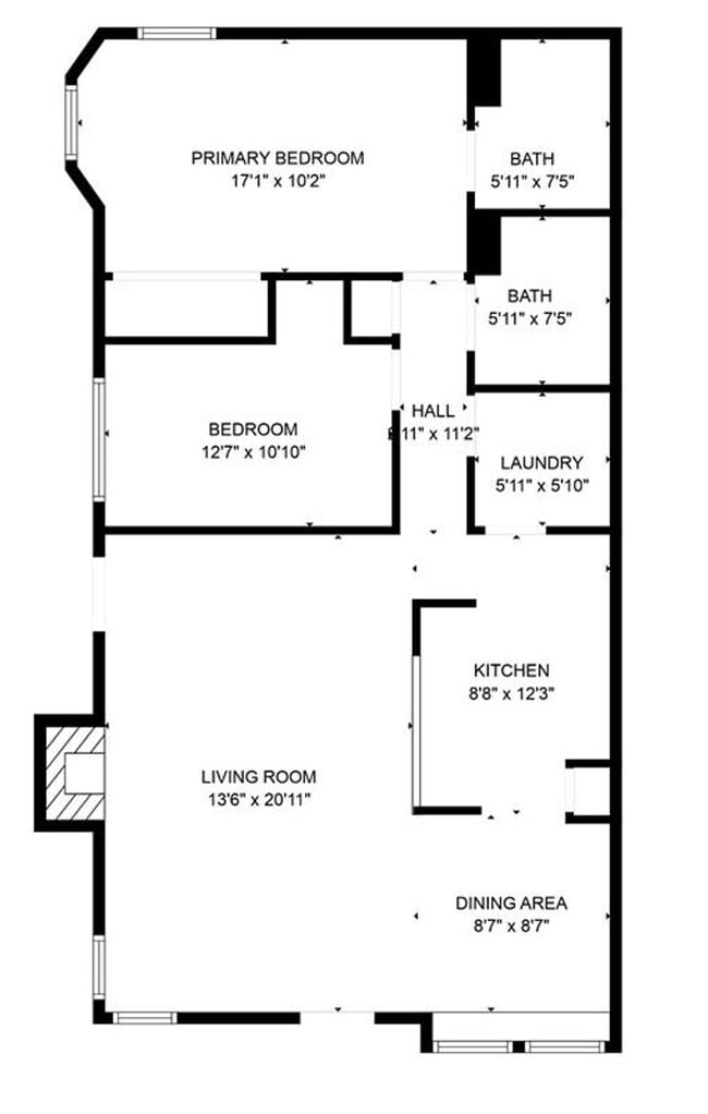 Building Photo - Large 2/2 duplex with a 2 car carport