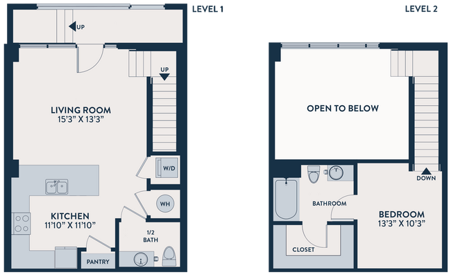 G2-One Bedroom One and Half Bath - Infinity Midtown