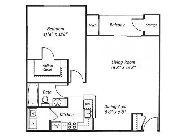 Floorplan - Residences at Westborough Station