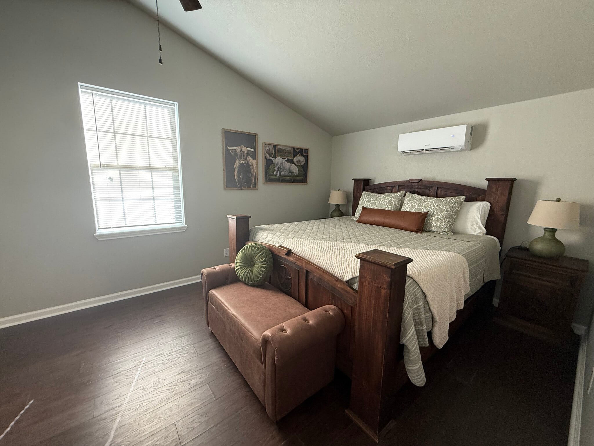 Upstairs bedroom (king room) - 106 Harper Dr