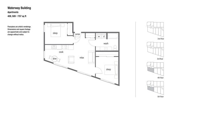 Interior Photo - The Waterway Building