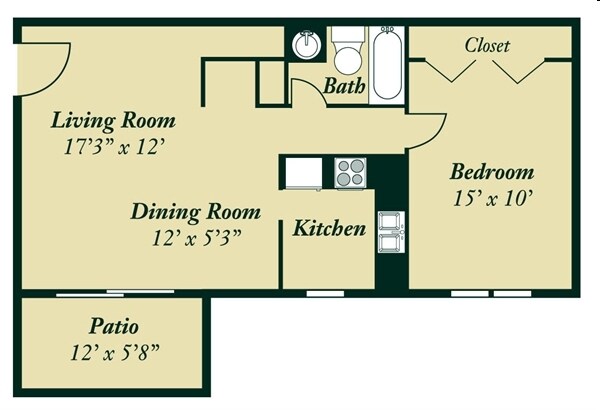 1BR/1BA - Mallow at The Hills