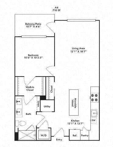 Floorplan - 1110 Key Federal Hill