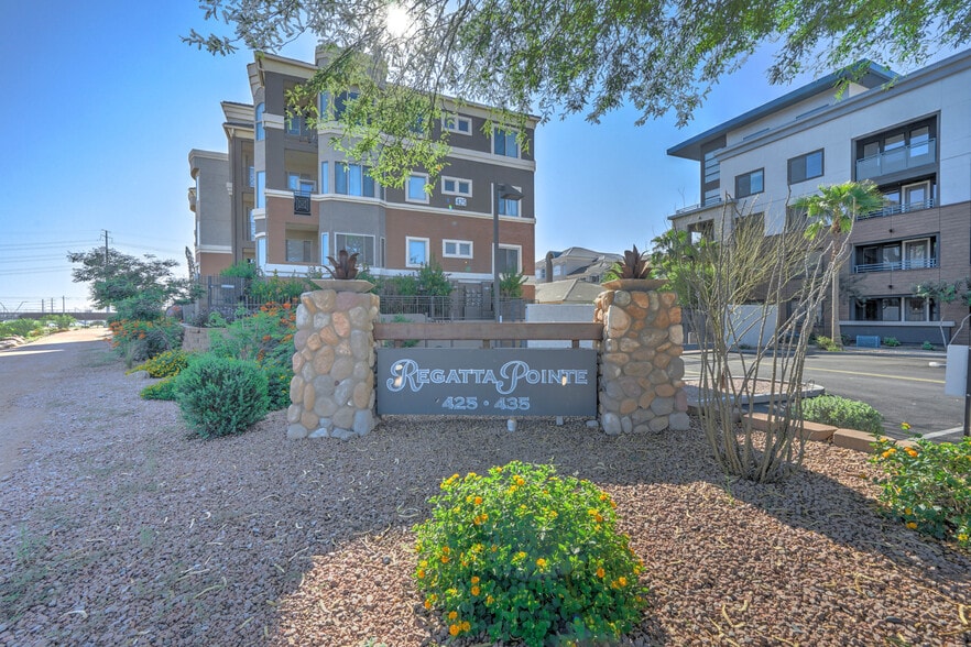 Entrance to Regatta Pointe - 435 W Rio Salado Pky