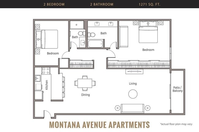 Floorplan - Montana Avenue