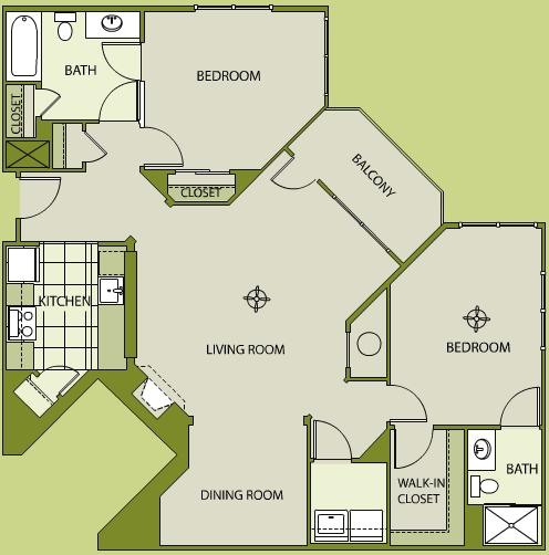 2BR/2BA - The Savoy