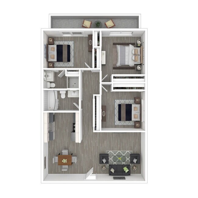 Floorplan - Vivante Apartments