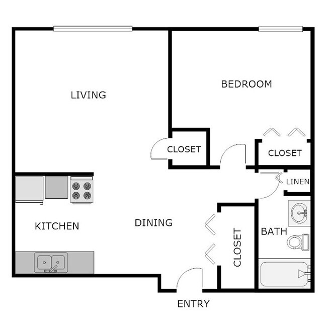 Churchill Apartments 215 Kinney Ave Rapid City SD 57702 Apartment