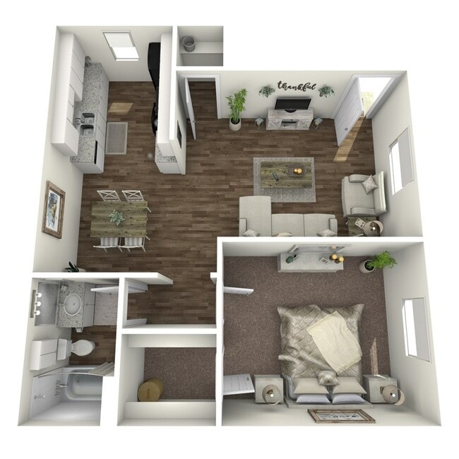 Floorplan - Parkside Place Apartments