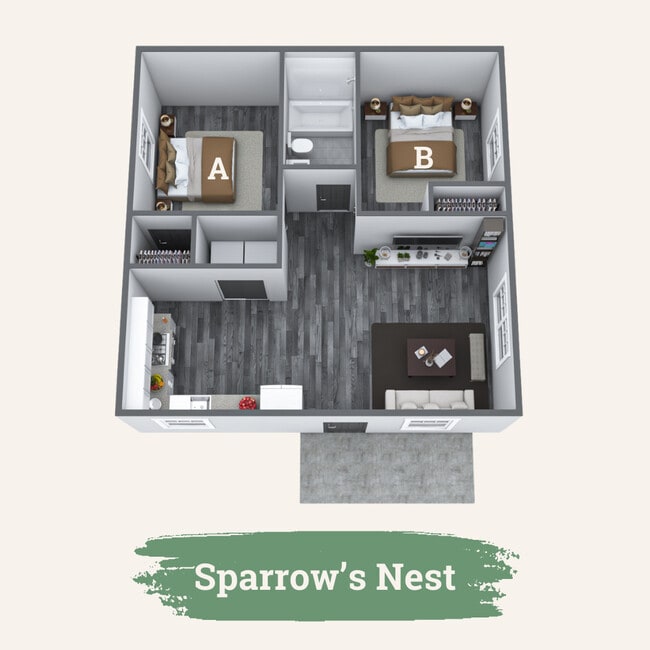 Sparrow's Nest Floor Plan - The Haven at Wake Luxury Homes