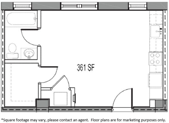 Floorplan - Kenyon Apartments