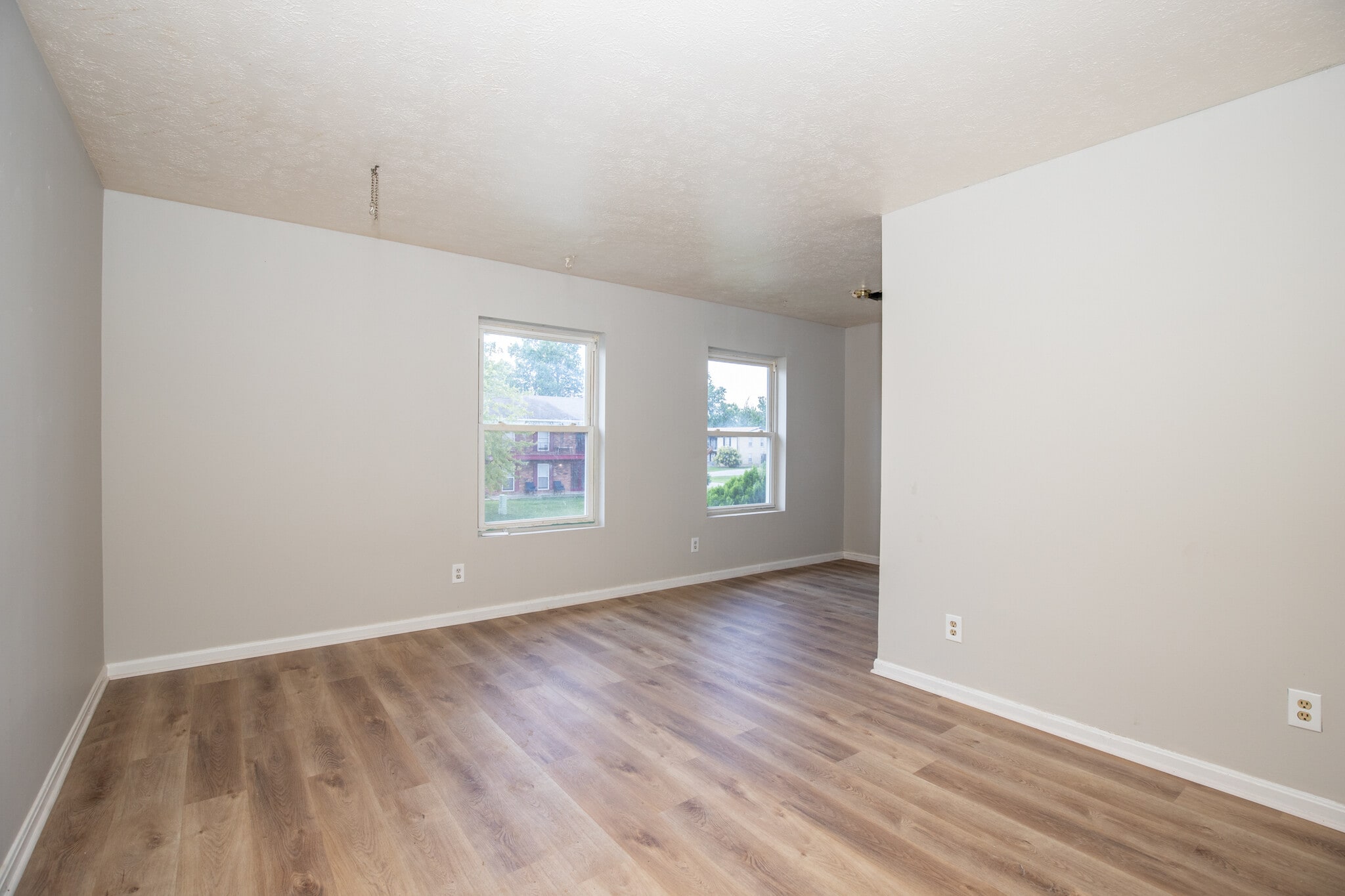 living room + dining area - 7417 Garrison Rd