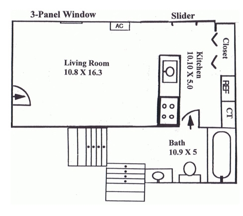 Studio - James Court Apartments