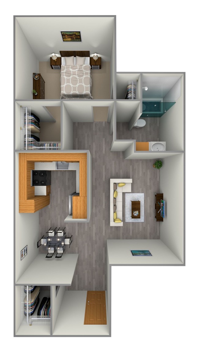 Floorplan - Desert Shade Apartments