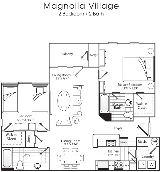 Floorplan - Magnolia Village