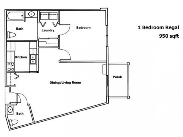 1BR - Regency Heights Apartments