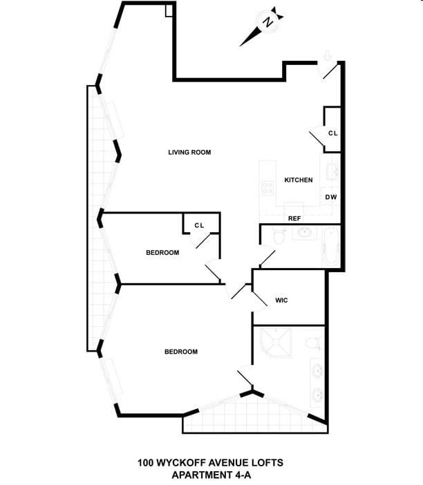 2BR/2BA - 1610 DEKALB AVE