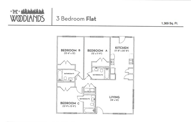 Building Photo - Two Bedrooms Available in this Three Bedroom Flat, Female Applicants!