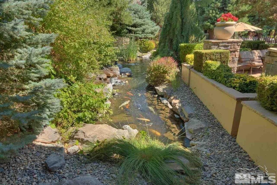 Koi pond - 900 S Meadows Pky