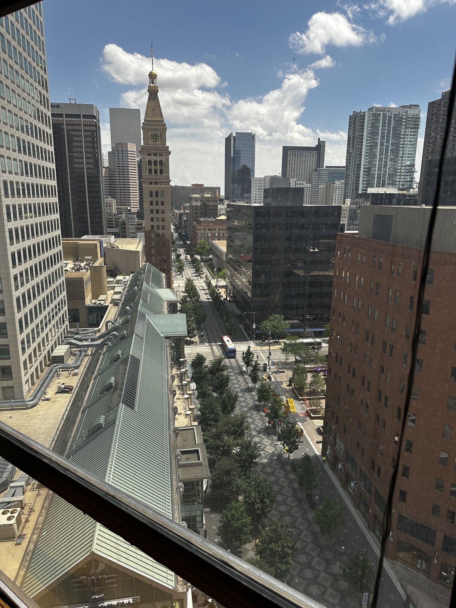 View From Livingroom Looking Down the 16th Street Mall - 1625 Larimer St