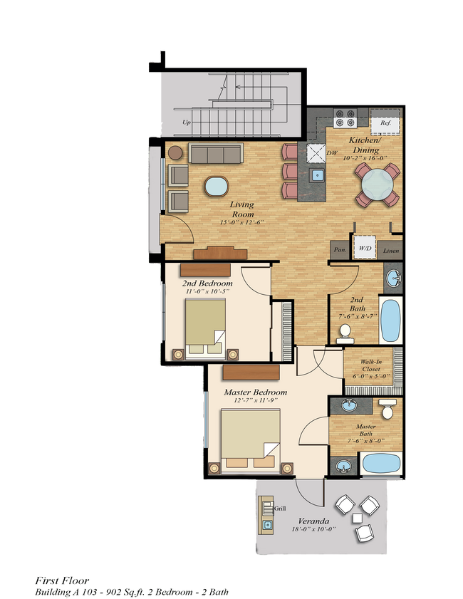 Floorplan - Stonebrook Apartments