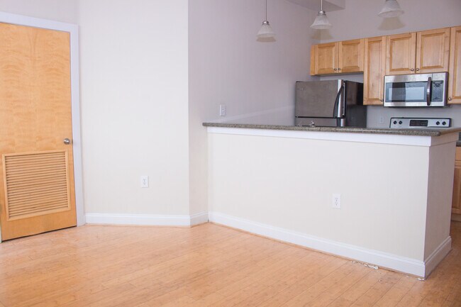 Kitchen and living room - Eagle Mill Towers