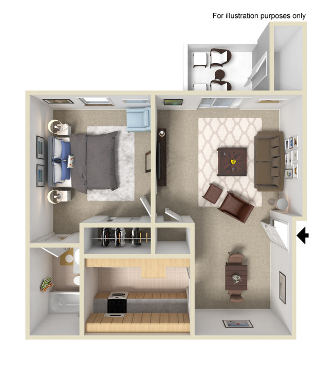 Floorplan - Hadley Apartments - A 55+ Lifestyle Community