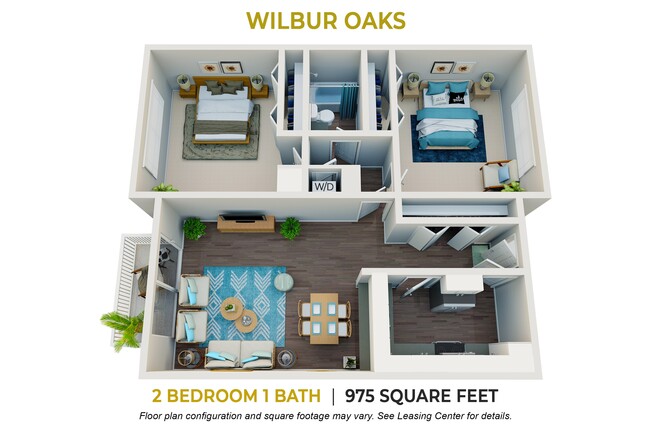 Floorplan - Wilbur Oaks Apartments