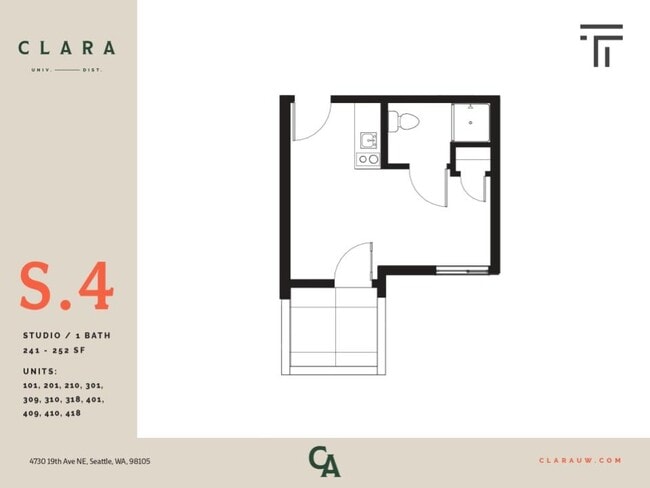 Floorplan - Clara Apartments