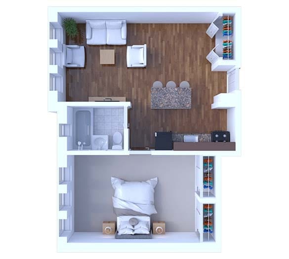 Floorplan - The Max Apartments