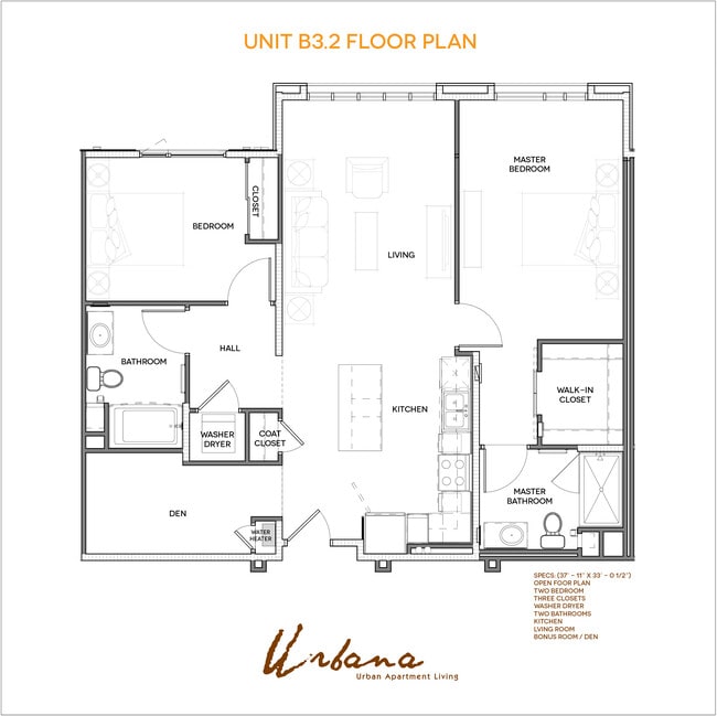 B3.2 Floorplan - Urbana